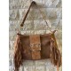 BOLSO PIEL CON FLECO I813