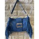 BOLSO PIEL CON FLECO I813