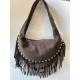 BOLSO PIEL FLECOS Y TACHUELAS I902