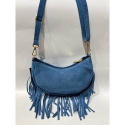 bolso piel flecos i904