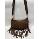 bolso piel flecos i904