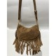 bolso piel flecos i904