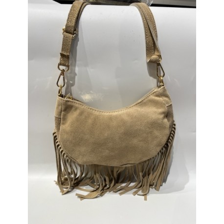 bolso piel flecos i904