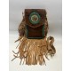 BANDOLERA PIEL FLECOS B-005