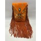 BANDOLERA FLECOS PIEL B-005A