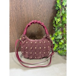 Bolso piel con tachuela i907